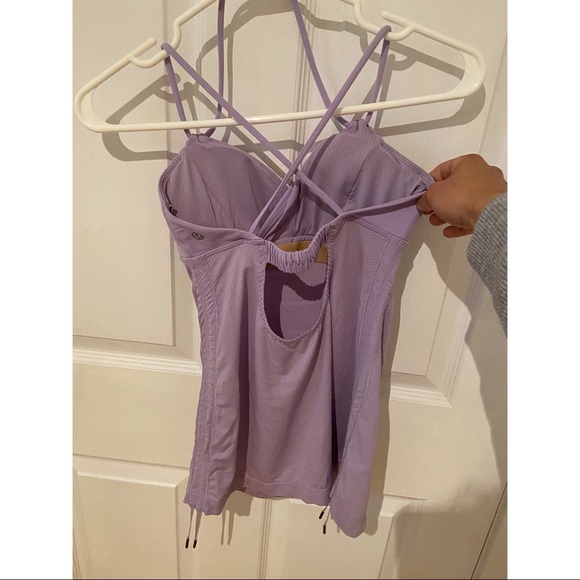 Size 4 lululemon lilac tank top - Picture 5 of 5